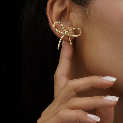 گوشواره پاپیونی زنانه